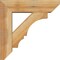Ekena Millwork Balboa Slat Rough Sawn Bracket w/ Offset Brace, Western Red Cedar, 6"W x 20"D x 20"H BKT0604X20X20BOA06RWR - alternate 4